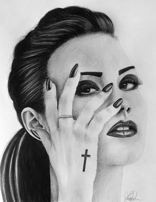 Demi Lovato drawing