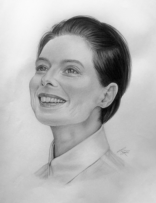 Isabella Rossellini drawing