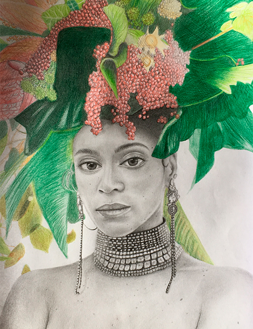 Beyoncé Knowles drawing